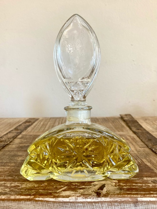 Avon Other - Avon Moonwind Glass Perfume Bottle with Butterfly Stopper Vintage